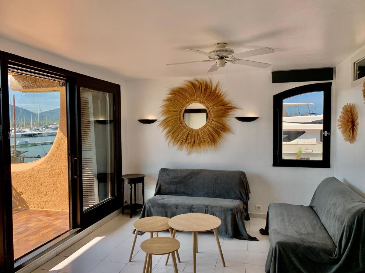 Marinesappartement-Yachts View, 100M Beach, Fiber Wifi High Speed Saint-Tropez Eksteriør billede